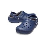Navy/Charcoal Crocs Classic Lined Clogs