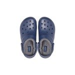 Navy/Charcoal Crocs Classic Lined Clogs