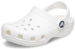 White Crocs Classic Clog for Big Kids, Size 6