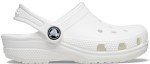 White Crocs Classic Clog for Big Kids, Size 6