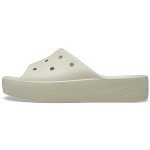Crocs Women's Classic Platform Slide Sandals - Bone