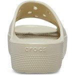 Crocs Women's Classic Platform Slide Sandals - Bone