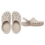 Cobblestone Crocs Baya Clogs for Men and Women
