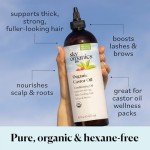 Sky Organics 100% Pure Organic Castor Oil 16 oz