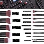 14-Piece Rose Gold Makeup Brush Set with Case