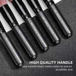 14-Piece Rose Gold Makeup Brush Set with Case