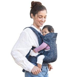 Infantino Flip Advanced 4-in-1 Baby Carrier - Floral Navy