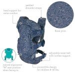 Infantino Flip Advanced 4-in-1 Baby Carrier - Floral Navy
