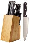 14-Piece Stainless Steel Knife Set with Block