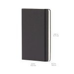 Amazon Basics Classic Black Hardcover Notebook, 240 Pages