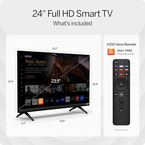 VIZIO 24" D-Series FHD Smart TV with Alexa