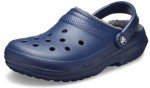 Navy/Charcoal Crocs Classic Lined Clogs