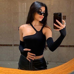 Autumn Casual Slim Halter T-Shirt for Women