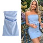 Off-Shoulder Ruched Bodycon Party Dress for Women