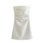 Off-Shoulder Ruched Bodycon Party Dress for Women