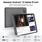 PRITOM 8-Inch Android Tablet with Expandable Storage