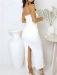 Chic Sleeveless Summer Dress with Back Split