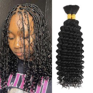 2 Bundles 14-Inch Deep Wave Braiding Hair