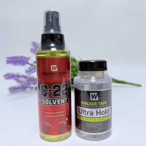 Waterproof Wig Glue with Brush and Lace Remover