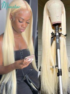 Honey Blonde Lace Front Human Hair Wigs