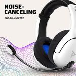 Wireless Stereo Headset with Noise Cancelling - White