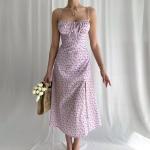 Elegant Floral Summer Beach Bodycon Dress for Women