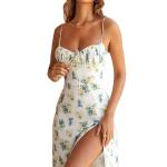 Elegant Floral Summer Beach Bodycon Dress for Women