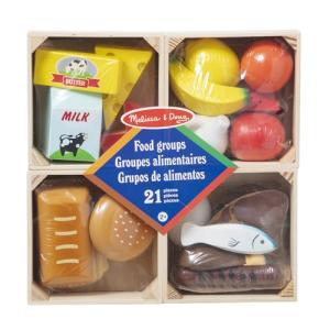 Melissa & Doug Wooden Food Groups Play Set