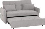 Silver Grey Seconique Chelsea Sofa Bed
