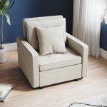 ZANOFIRA 3-in-1 Convertible Sofa Bed Chair