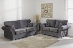 Hugo Highback Plush Velvet Corner Sofa Set