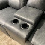 Electric Recliner 3+2 Seater Sofa in Grey