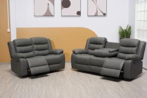 Roma Grey Recliner 3+2 Seater Sofa Set