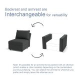 Ainfox Convertible Modular Sectional Sofa with Storage