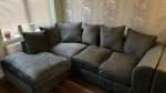 Dylan Chenille Fabric 4-Seater Corner Sofa