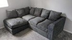 Dylan Chenille Fabric 4-Seater Corner Sofa