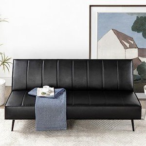 Zinus Quinn Dark Grey 2-in-1 Sofa Bed