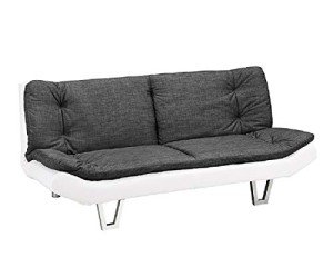 3-Seater Fabric Sofabed in Duo-Contrast Colors