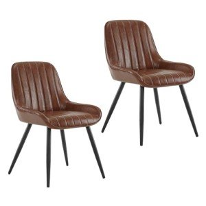 Vintage Set of 2 Kitchen Counter Chairs