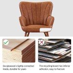 Retro Brown Leather Tub Chair for Living Spaces