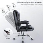 Ergonomic High Back Office Chair with Recline
