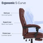 Blisswood Ergonomic Executive Desk Chair - Dark Brown