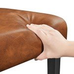 Yaheetech Set of 2 Retro Brown Dining Chairs
