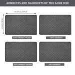 Armrest and Headrest Covers for Recliners and Couches