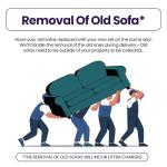 Jumbo Cord Right Corner L-Shaped Sofa - Grey