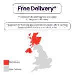 Jumbo Cord Right Corner L-Shaped Sofa - Grey