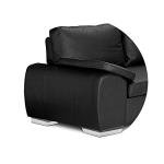 Enzo Corner Sofa Bed with Storage - Black