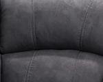 Alaska Suede 3-Piece Reclining Sofa Suite