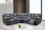 Sara Electric Recliner Corner Sofa with USB Ports