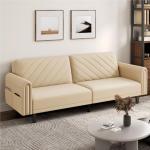 Yaheetech Modern 3-Seater Click-Clack Sofa Couch